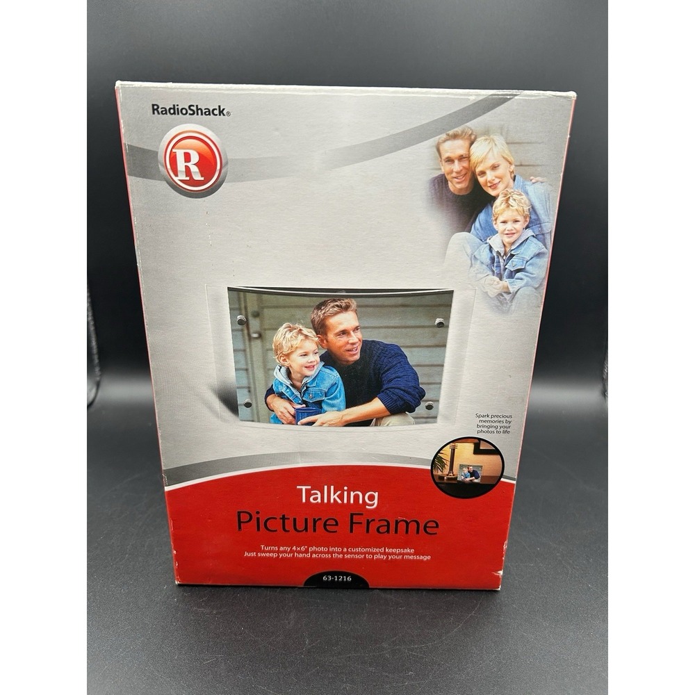 VTG Radio Shack Talking Picture Frame 4x6 Model 63-1216
